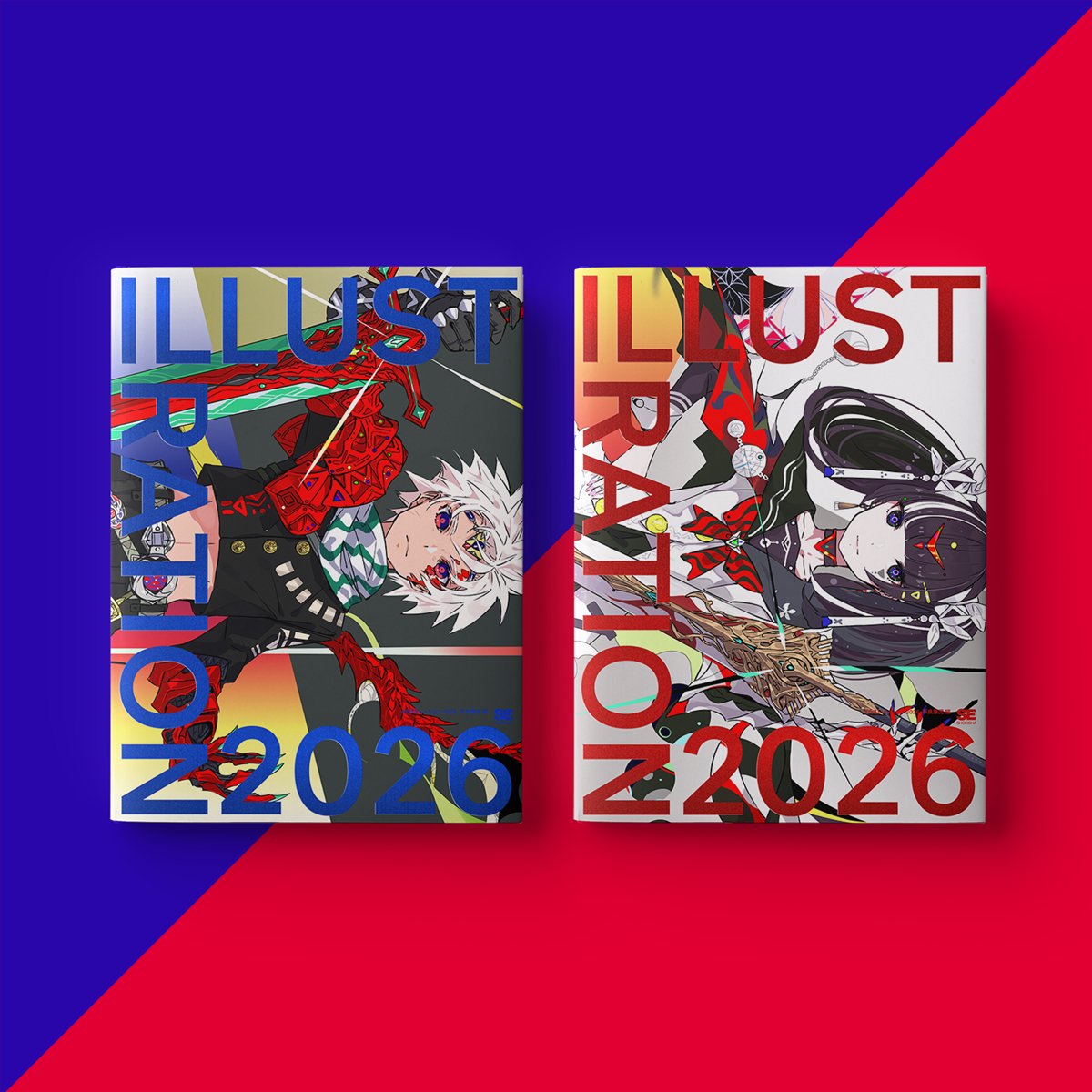 『ILLUSTRATION 2026』特別版（左）通常版（右）