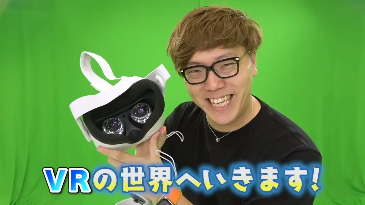 2020年に「Meta Quest 2」を体験していたHIKAKINさん