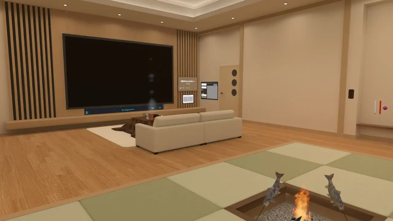 「ひまり旅館」部屋内部