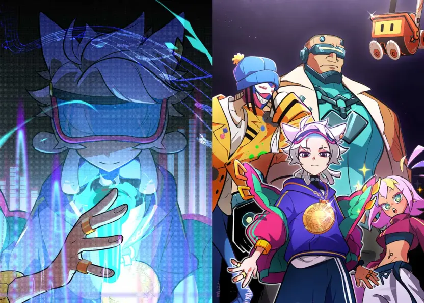 バーチャルアーティストを描く異色のWebtoonが連載開始 脚本は