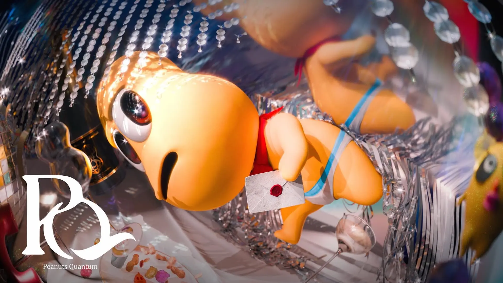 「PQ（Peanuts Quantum）」キービジュアル／画像は <a href="https://x.com/ponpokoka/status/1992426188166578655?s=20" target="_blank">甲賀流忍者ぽんぽこさん公式X</a>から