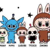 ラブブを含む「THE MONSTERS」の仲間たちu