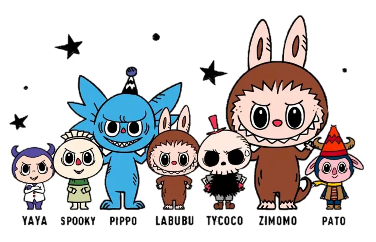 ラブブを含む「THE MONSTERS」の仲間たちu