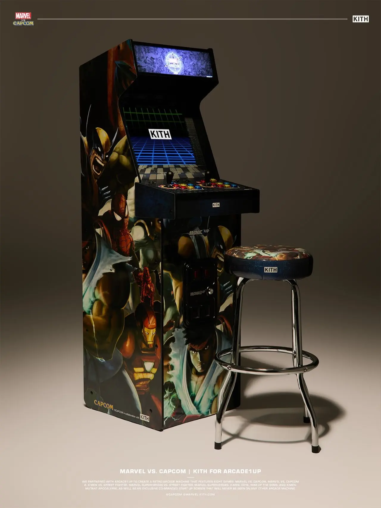 「MARVEL vs. CAPCOM」×Kithコラボ筐体