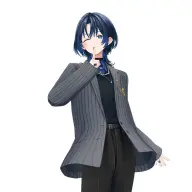 10月に卒業した火威青さん／画像は<a href="https://hololive.hololivepro.com/talents/hiodoshi-ao/" target="_blank">ホロライブ公式サイト</a>より