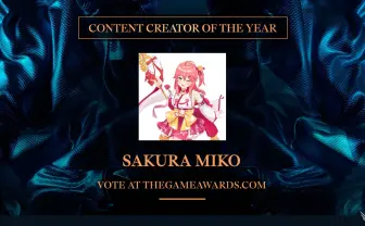 さくらみこ、世界的ゲーム賞「The Game Awards」クリエイター部門にノミネート