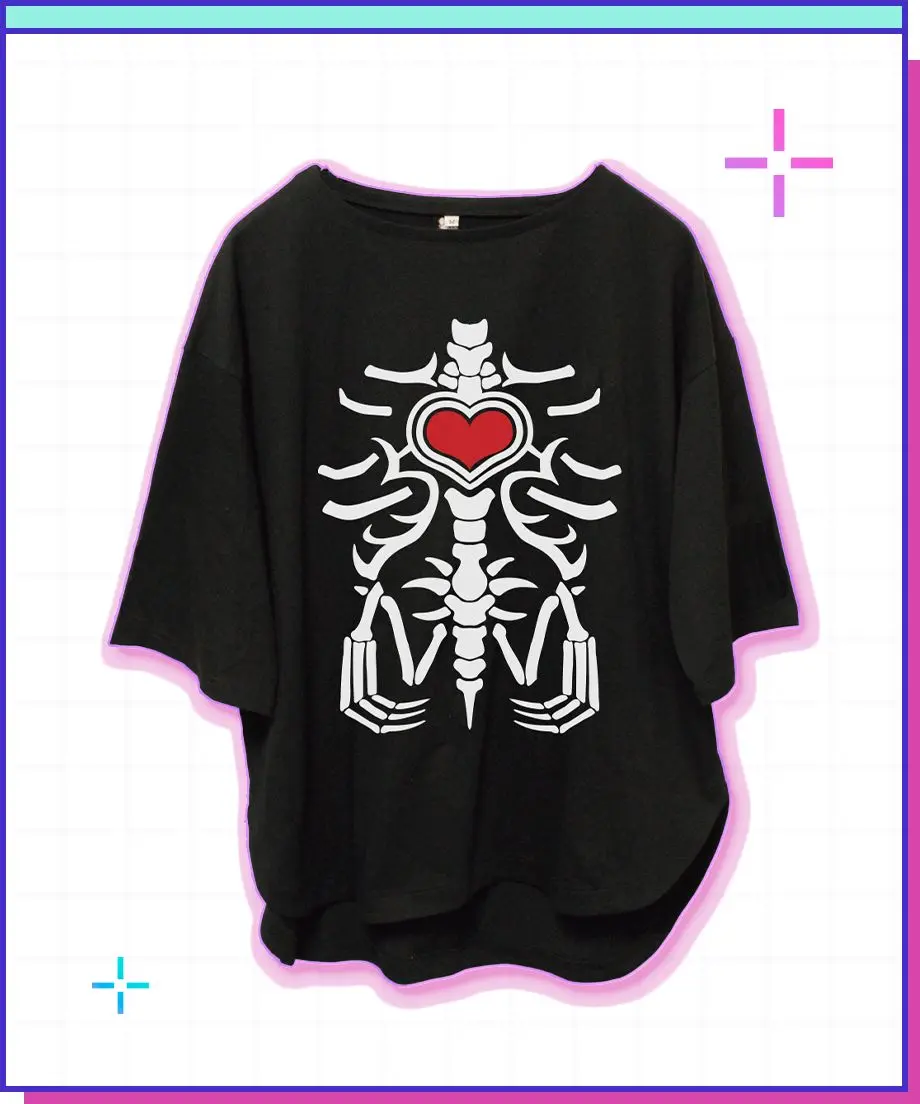 あめちゃん着用骨Tシャツ