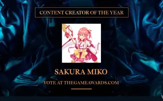 さくらみこ、世界的ゲーム賞「The Game Awards」クリエイター部門にノミネート