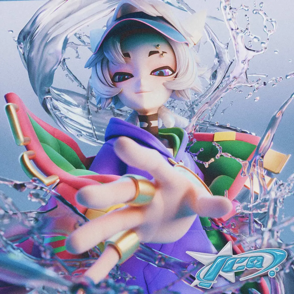 ICQの新曲「HYPERSONIC」ジャケット