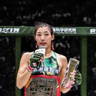 女子スーパーアトム級タイトルマッチ 伊澤星花 vs. 大島沙緒里3