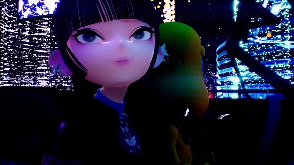 行先はどこになるのか、摩天楼を走り抜ける／画像はピーナッツくん公式Xから