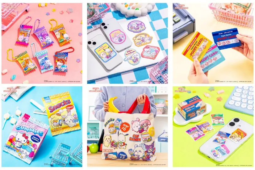 ちいかわ×サンリオコラボ商品発売 ちいかわとシナモロールが一緒にお