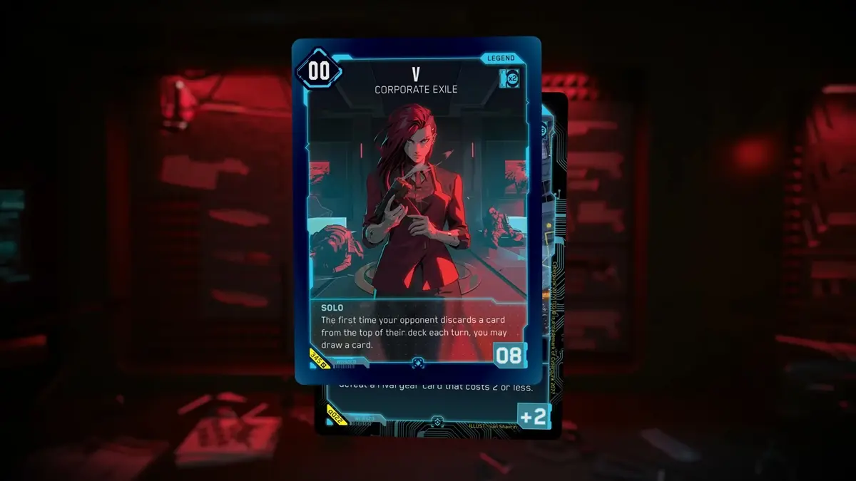 『Cyberpunk TCG』に登場するV