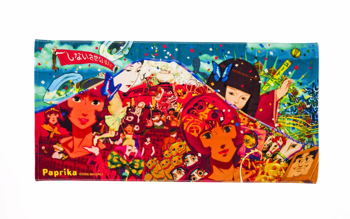 ポップアップストアで販売されるバスタオル