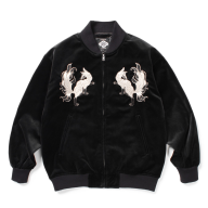 白墨狐 VELVETEEN SOUVENIR JACKET / ¥77,000 ※50着限定