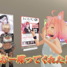 猫宮ひなたさんが、定番交流ワールドでVRChat民とコミュニケーション！／画像はYouTubeスクリーンショット