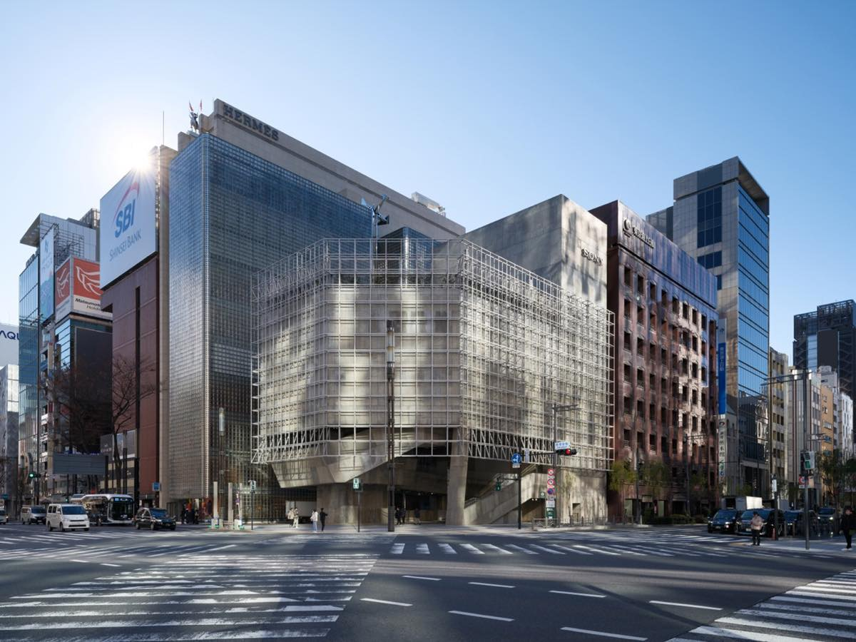 展覧会の会場となるGinza Sony Park