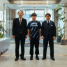 左から、糸井ホールディングス株式会社 代表取締役 糸井丈之さん、ZETA DIVISION STREET FIGHTER部門所属 ひぐちさん、GANYMEDE株式会社 代表取締役 西原大輔さん