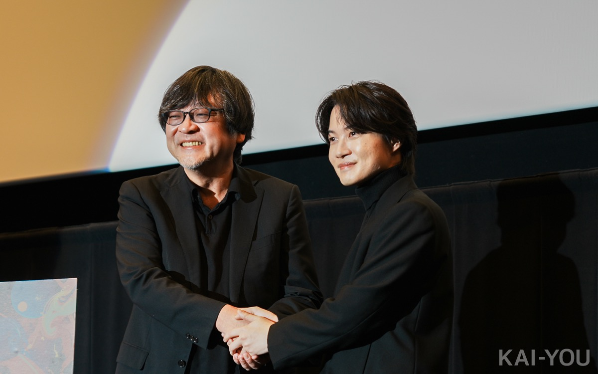 「あいち・なごやインターナショナル・アニメーション・フィルム・フェスティバル」（通称・ANIAFF）のトークに登壇した細田守監督と神木隆之介さん