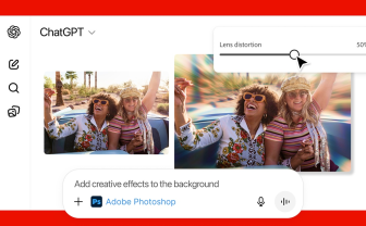 ChatGPTが「Adobe Photoshop」の無料提供を開始　AIとの会話で画像編集が可能に