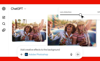 ChatGPTが「Adobe Photoshop」の無料提供を開始　AIとの会話で画像編集が可能に