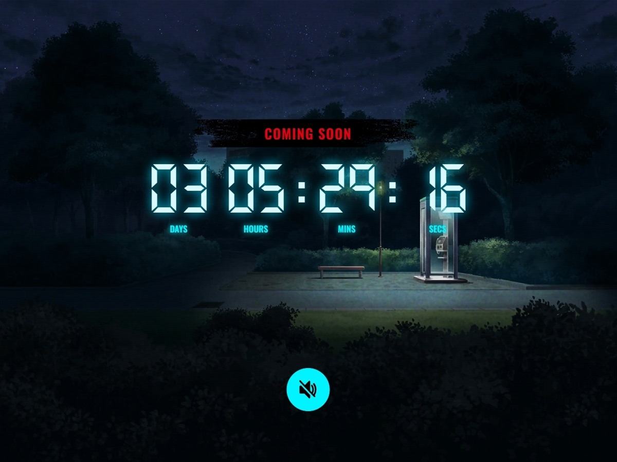 サイト上では謎のカウントダウンが行われている