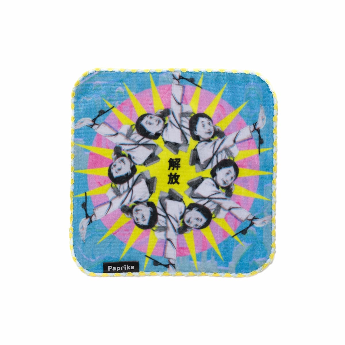 ポップアップストアで販売されるハンドタオル