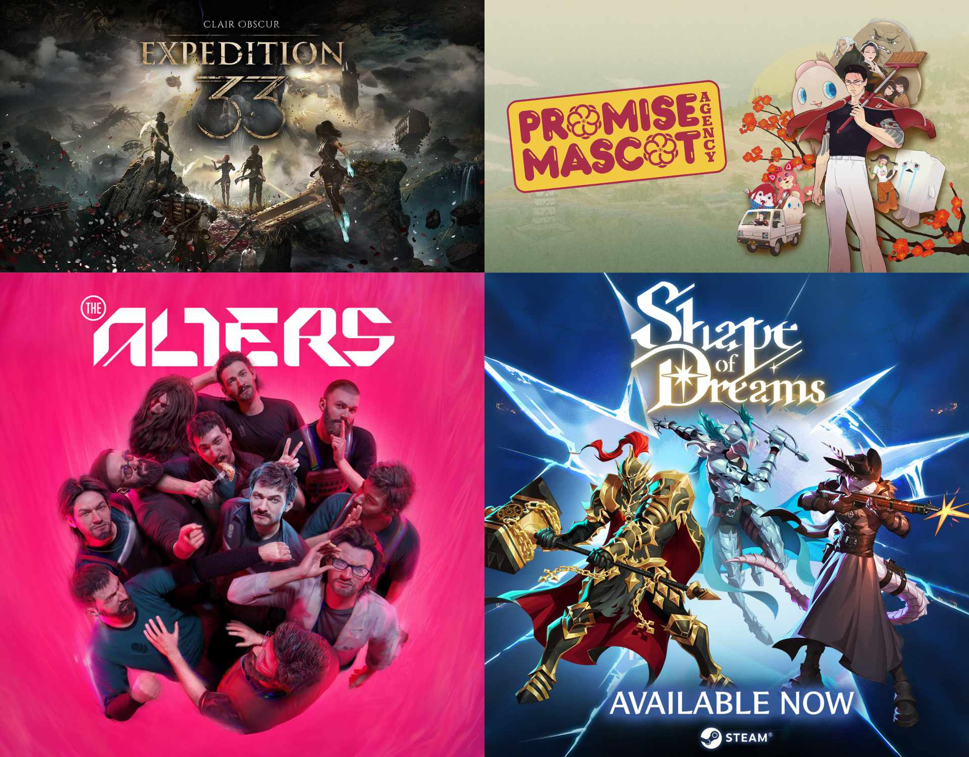 2025年のおすすめゲーム／画像はすべてXより