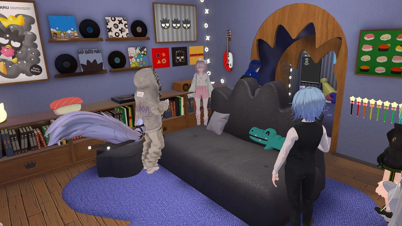 「VIRTUAL PURO RESIDENCE 401号室 / バッドばつ丸」／筆者撮影