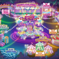 「KAWAII MONSTER LAND - HARAJUKU -」エリアマップ