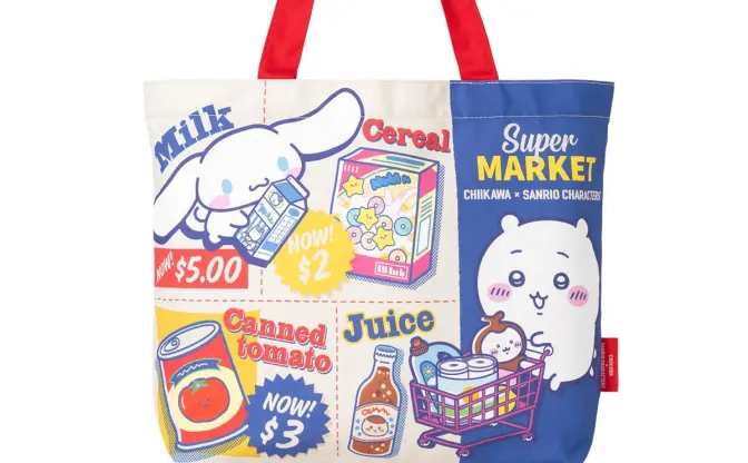 ちいかわ×サンリオコラボ商品発売　ちいかわとシナモロールが一緒にお買い物