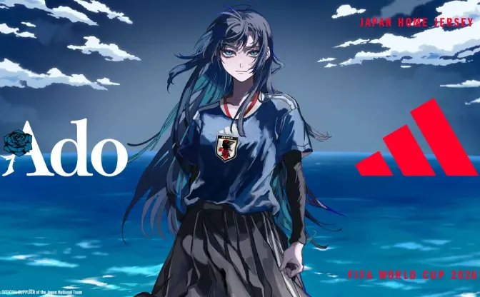 Ado、アディダス製「サッカー日本代表ユニフォーム」のテーマソングを制作