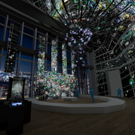 「攻殻機動隊展 Ghost and the Shell」”NODE（思考の結節点）”チャプター（GALLERY A）のイメージ