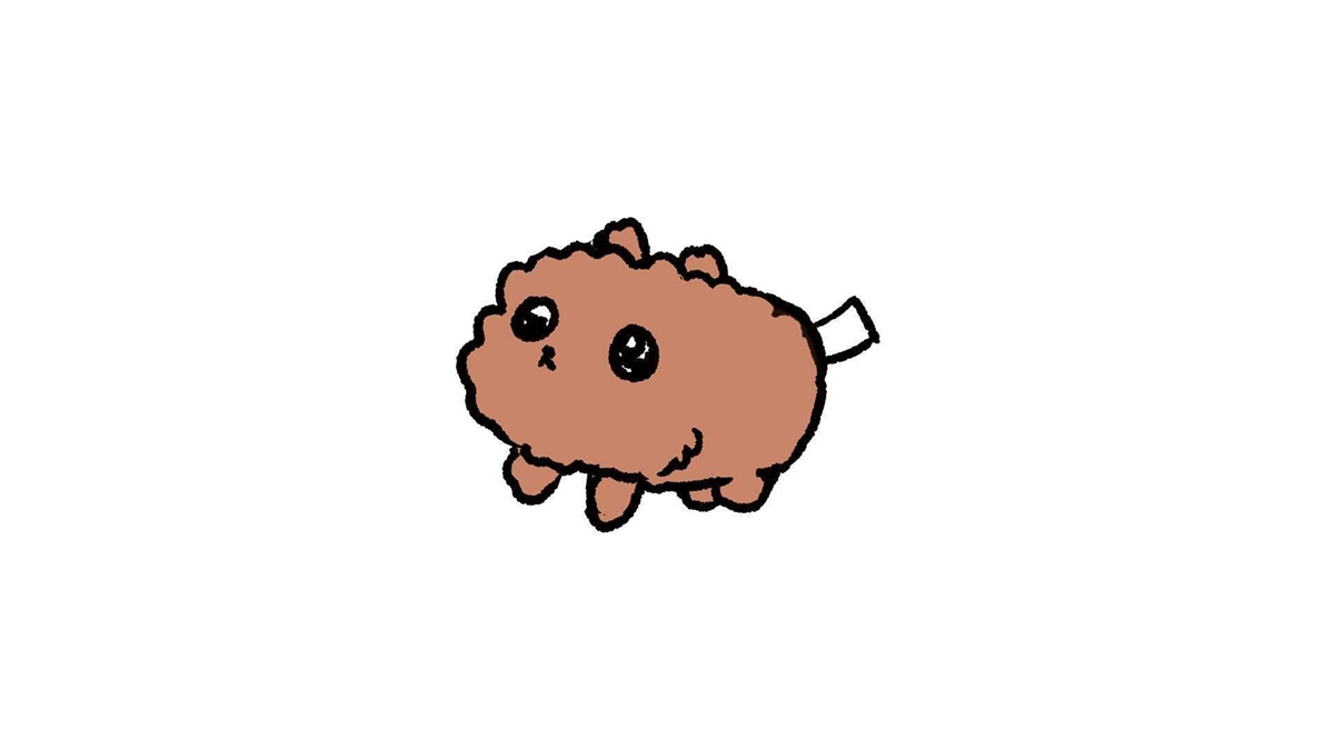 カピ坊：つむぎのフワフワなお友だち。からあげではない。