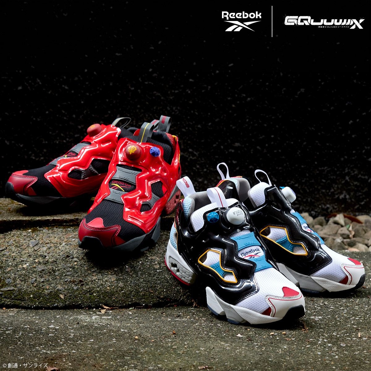 ガンダム ジークアクス』×Reebokコラボスニーカー発表 モビルスーツを