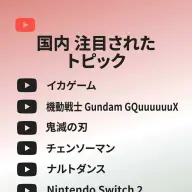 国内 注目されたトピック