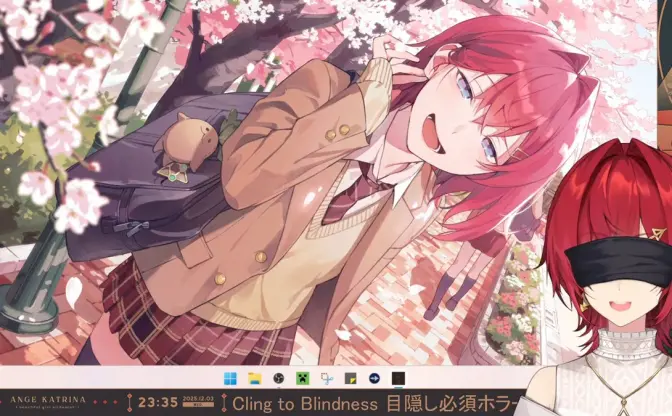 にじさんじアンジュ・カトリーナ、目隠しホラゲーで放送事故　約1時間の“畳配信”を記録