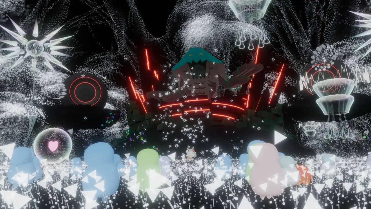 「Sanrio Virtual Festival」もう一つの主役ともいえるパレード／筆者撮影（2025年）