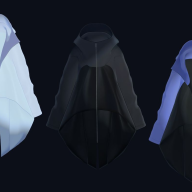 3Dモデル版の「NF complex parka」