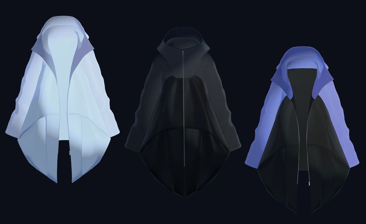 3Dモデル版の「NF complex parka」