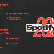 「2025年Spotify年間ランキング」国内／海外で最も再生されたプレイリスト