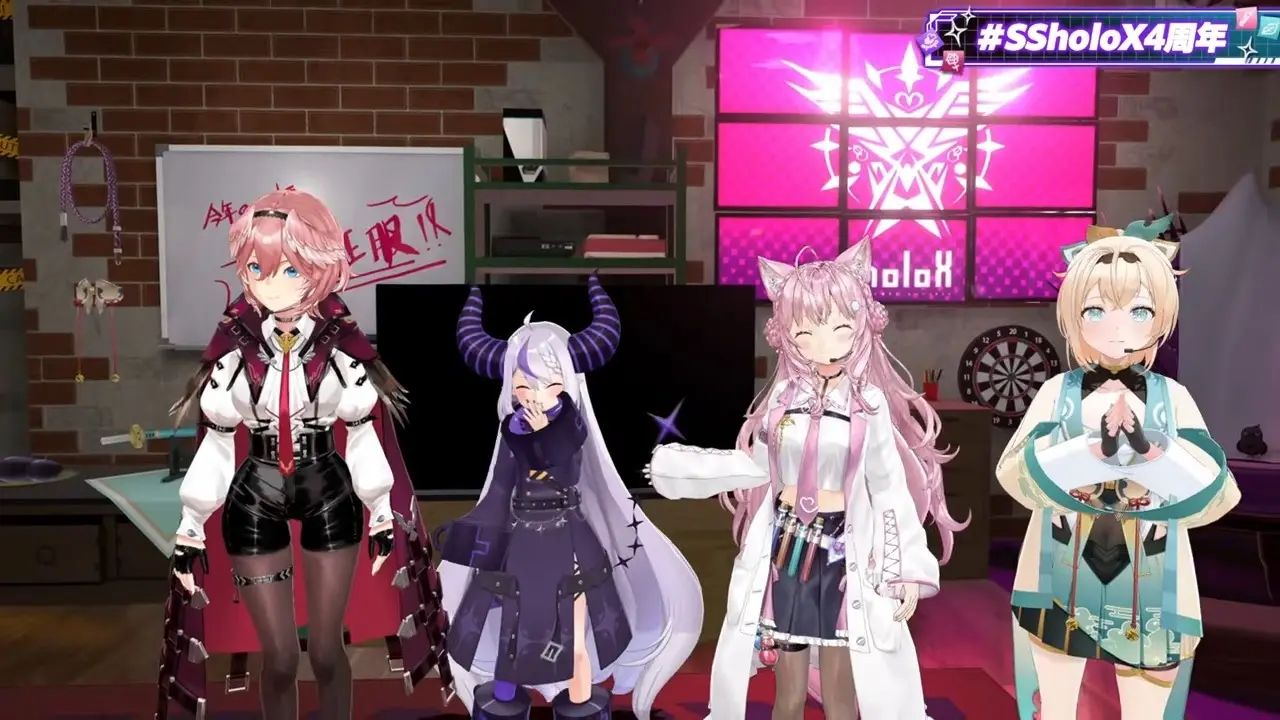 ホロライブ所属ユニット「秘密結社holoX」と〈物語〉シリーズがコラボ決定