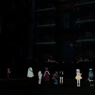 サンリオとは思えない暗く不気味な洋館／筆者撮影