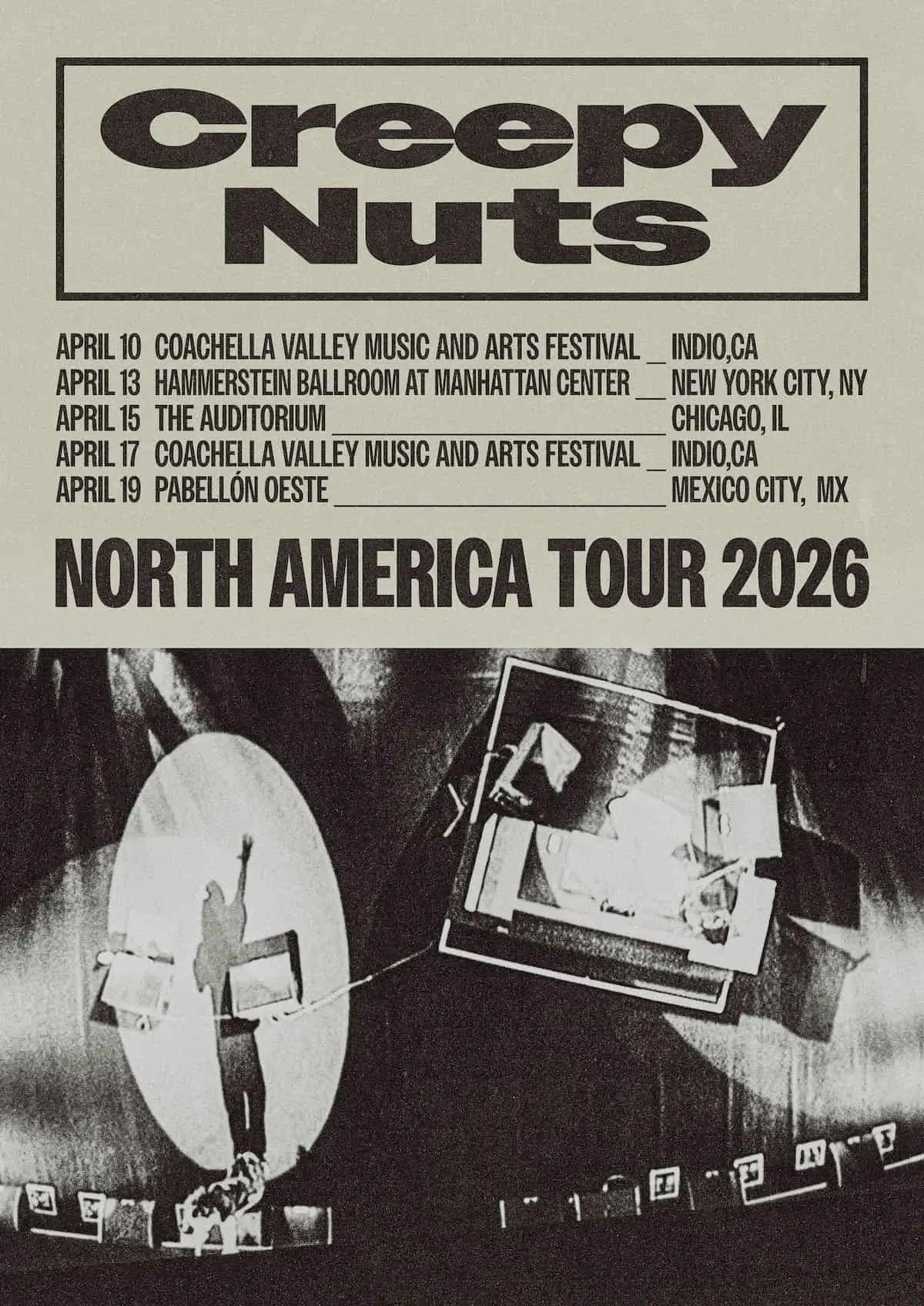 「Creepy Nuts NORTH AMERICA TOUR 2026」キービジュアル