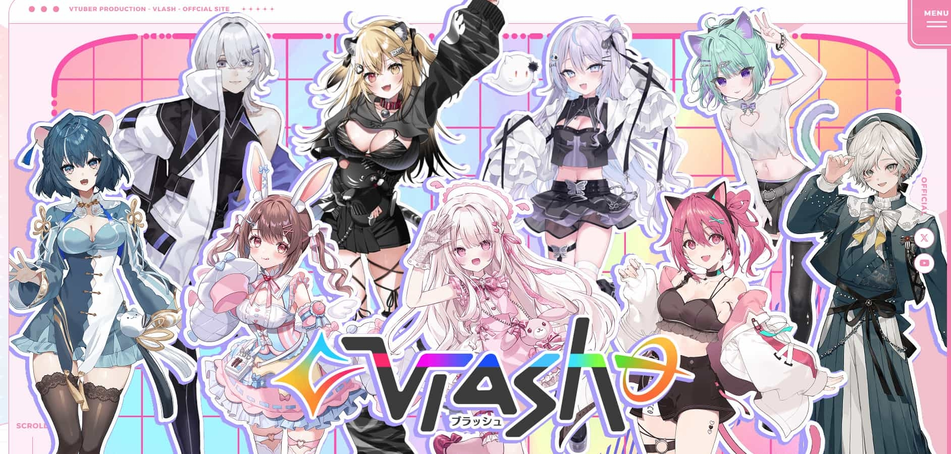 Brave group傘下のVTuberプロジェクト「Vlash」解散　メンバーは活動を継続