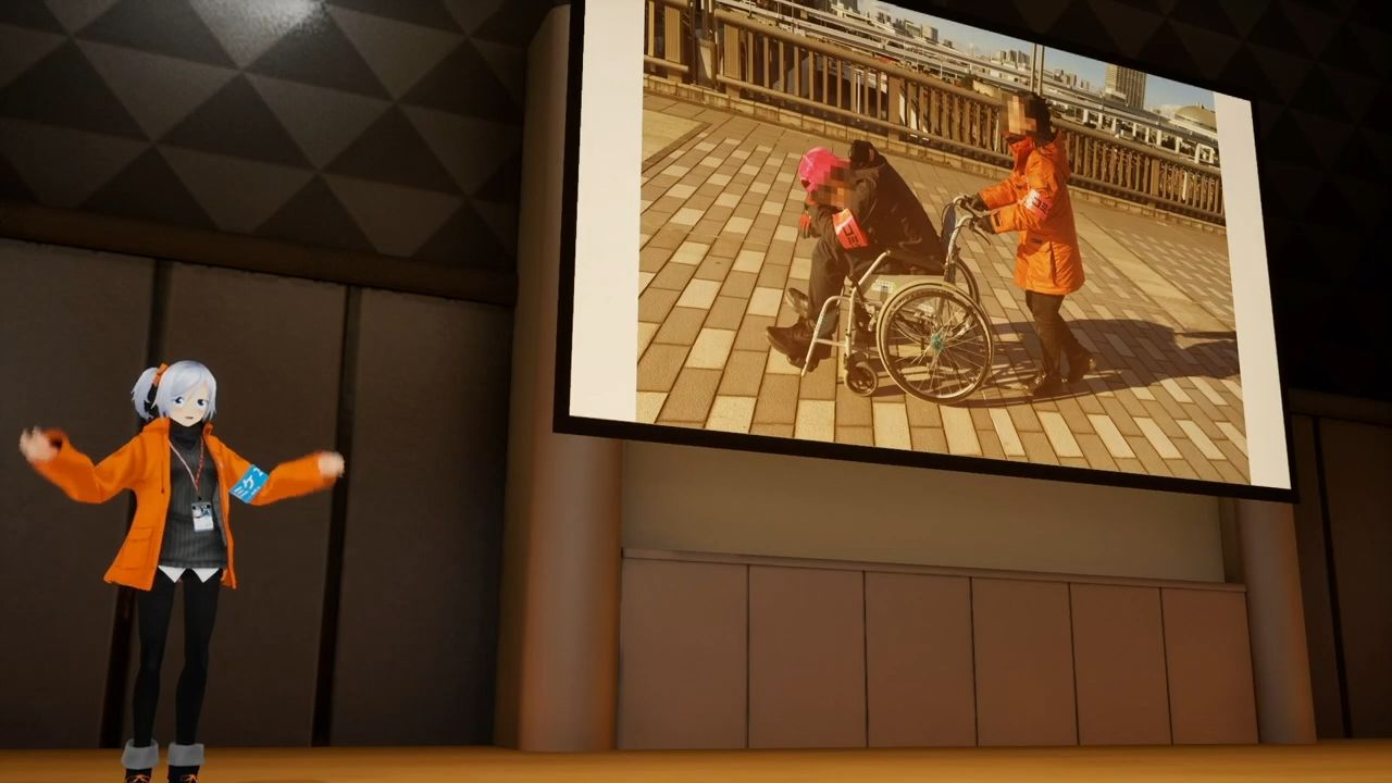 場外救護担当の業務紹介動画も3Dを活用