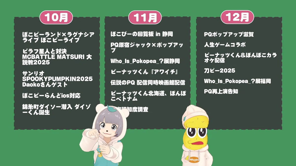 ぽこピーの2025年第4四半期