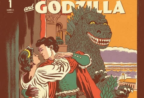 ゴジラが『ロミオとジュリエット』の世界で大暴れ　古典作品に怪獣が乱入するアメコミ発表