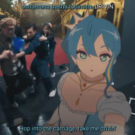 ホロライブ・星街すいせいさんの大ヒット曲「ビビデバ」でも使用されている「装飾付きのカスタム字幕」／画像は<a href="https://www.youtube.com/watch?v=8ZP5eqm4JqM" target="_blank">YouTube</a>から