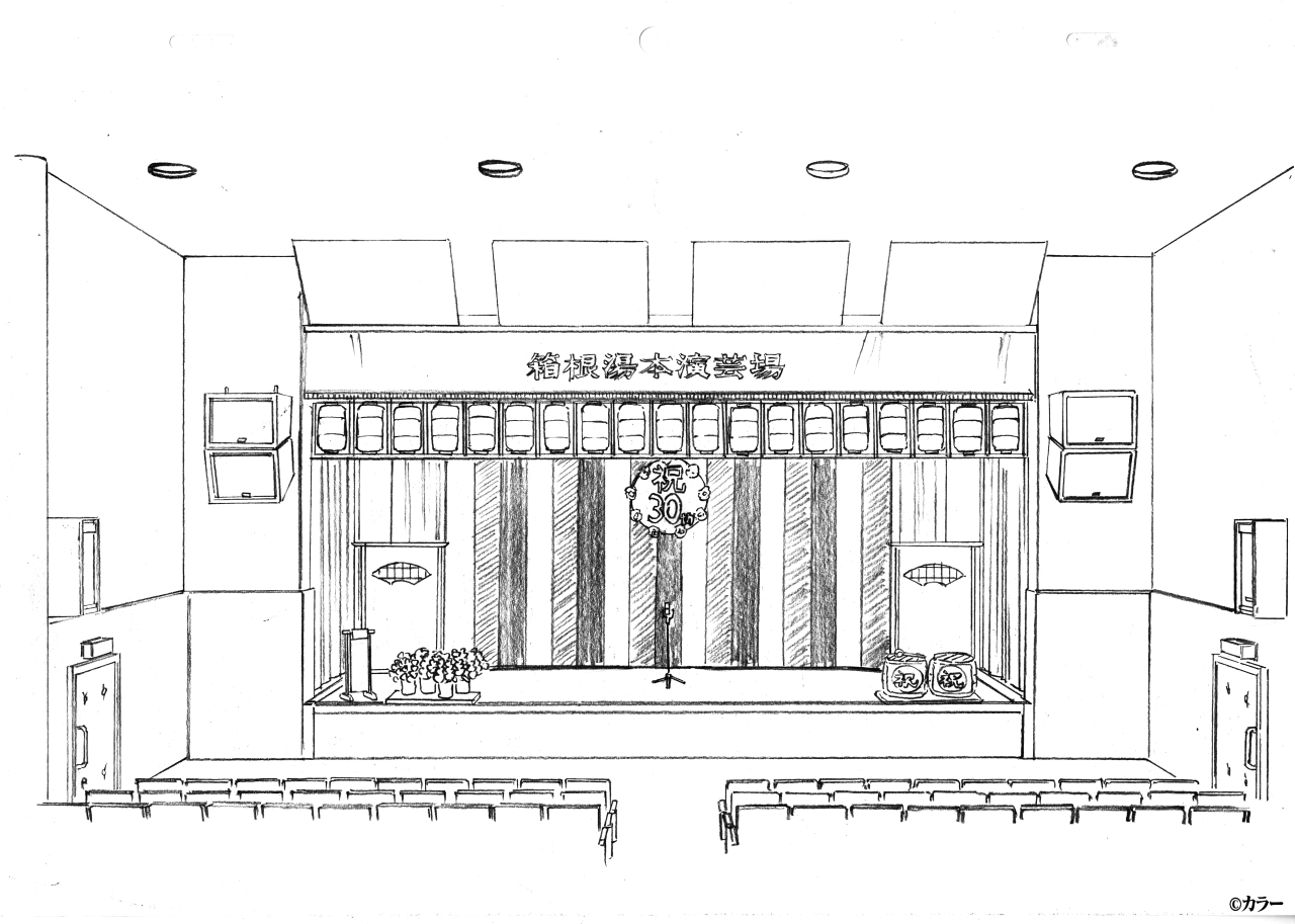 新作短編アニメのラフイラスト